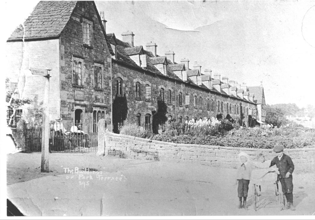 Park Terrace - a somewhat damaged photograph from before 1914