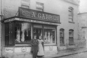 Butcher's Shop, West End c1908