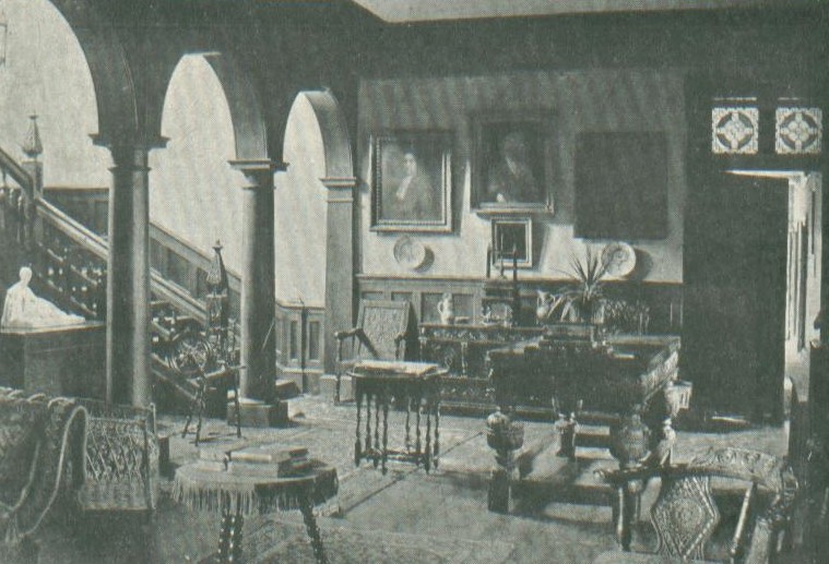 Interior of The Lammas during ownership of the Baynes family