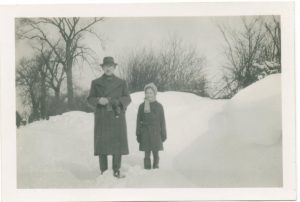 Leonard and Ann Symes Winter 1947