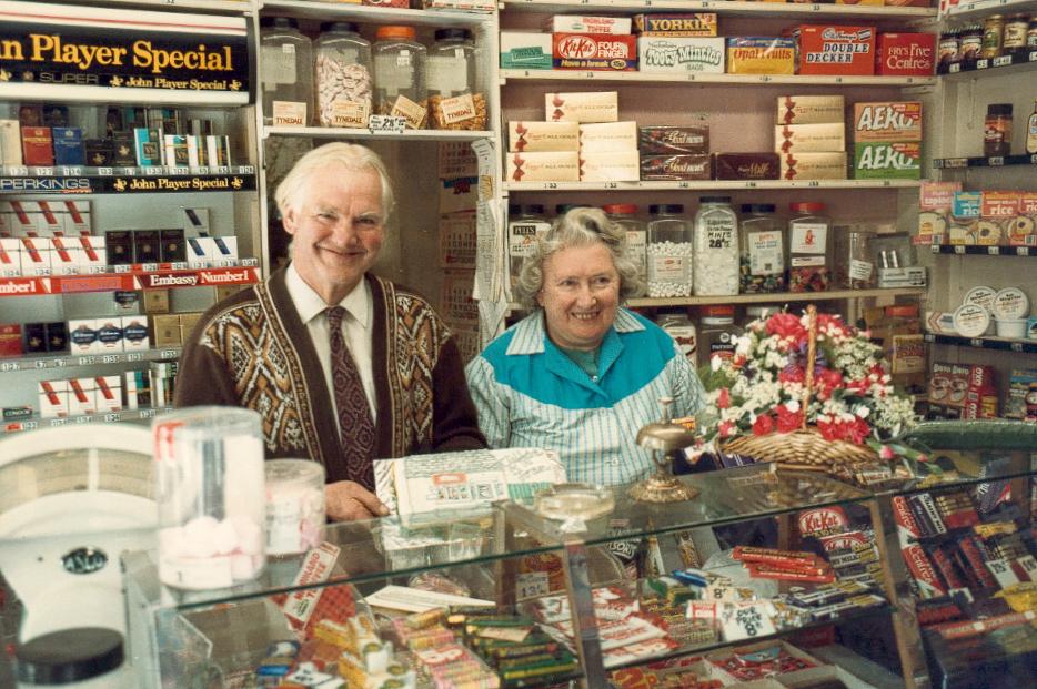 Clifford and Joan Hooper in West End Stores